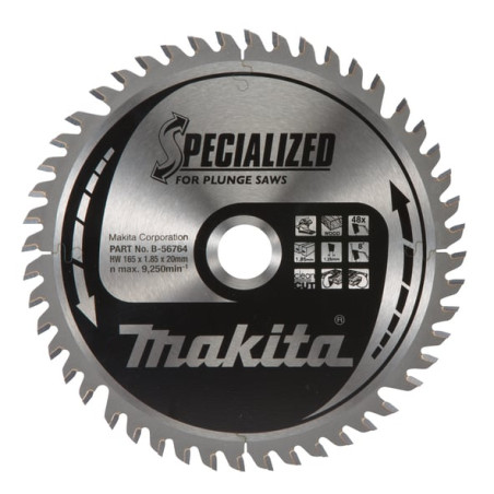 lama circolare makita s 165x20x48 [b-56764]
