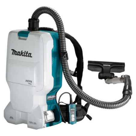 aspiratore professionale makita a zaino 18vx2 6l [dvc660z]