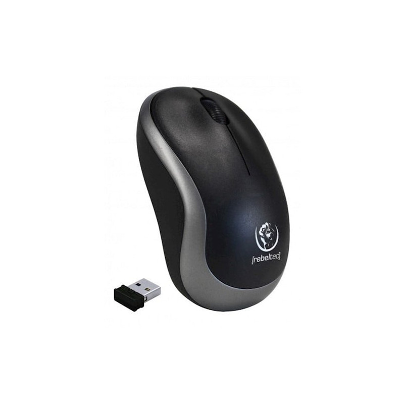 mouse rebeltec bt meteor senza fili argento [umrecrbd050]