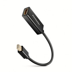 cavo adattore axagon mini displayport a hdmi 4k/30 hz 15cm nero [rvdm-hi14n]