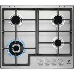 piano cottura a gas electrolux egs64362x serie 300 slim line 60cm