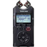 registratore vocale tascam dr-40x portatile nero [dr-40x]