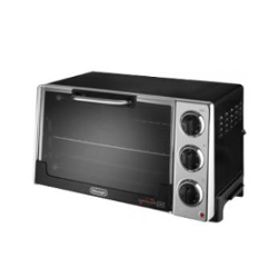 Forno elettrico de longhi 1300w, 20lt nero/silver