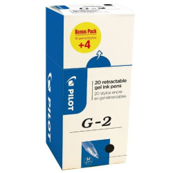 penna sfera gel pilot g207 0.7mm 20pz nero [000017]