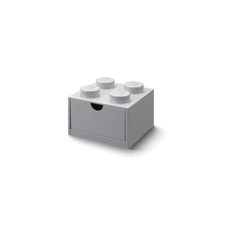 cassetto scrivania lego brick 4 grigio chiaro [40201740]