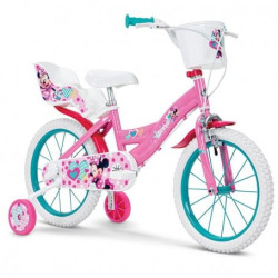 bicicletta mandelli disney minnie 16'' per bambini con rotelle