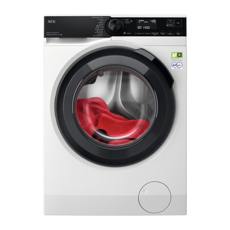 lavatrice aeg lr9h94gbs serie 9000 absolutecare carica frontale 1400giri/min