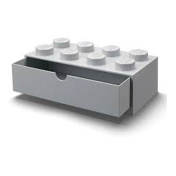 cassetto da scrivania room copenhagen lego 8 grigio chiaro [40211740]