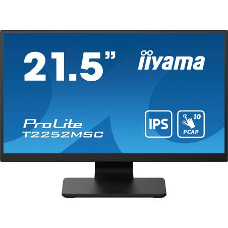 monitor led 21.5'' liyama prolite touch 2k fhd 1920x1080/5ms/nero