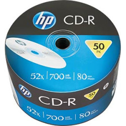 confezione cd-r hp 50er sfuso 700mb/80min 52x 50pezzi [cre00070]