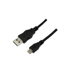 Logilink usb cable usb 2.0 am to micro bm black 1,00m [cu0058]