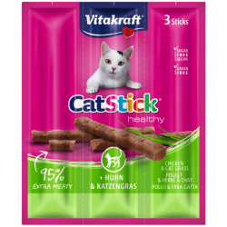 snack per gatti vitakraft cat stick pollo con erba 3x18g