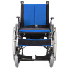 sedia a rotelle pieghevole cameleon 18' max 100kg blu/nero [vcwk9ac]