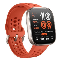 smartwatch amazfit bip 6 gps amoled 50mm oro/rosso [bip6red]