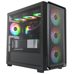 case montech x5m atx midi-tower nero