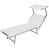 Lettino in metallo vette alluminio sea bianco 07162 [vette]