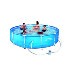 Piscina fuori terra bestway tonda filtro 1c 366 h. 76 [bestway]