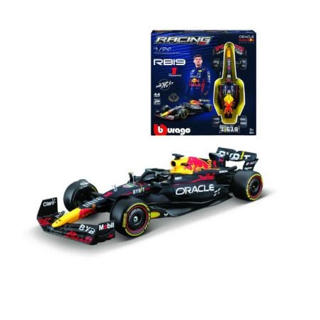 modellino bburago f1 kit redbull rb19 con timone 1 verstappen 1:24