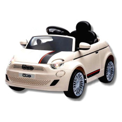 cavalcabile biemme by bcs b fiat 500 12v rc bianco