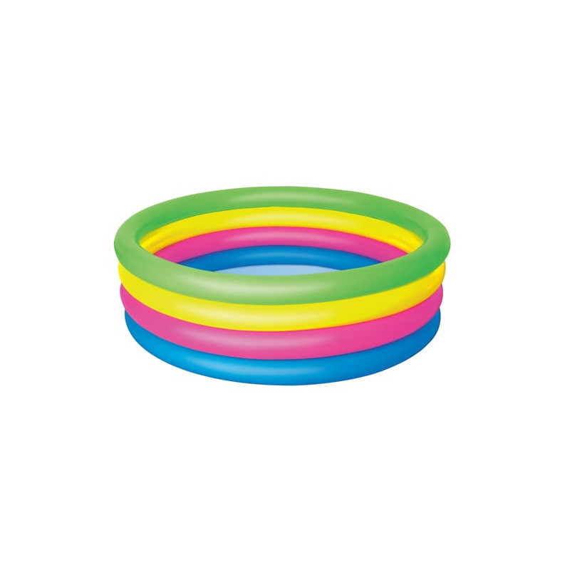 Piscina gonfiabile bestway tonda arcobaleno 157 h. 46 [bestway]