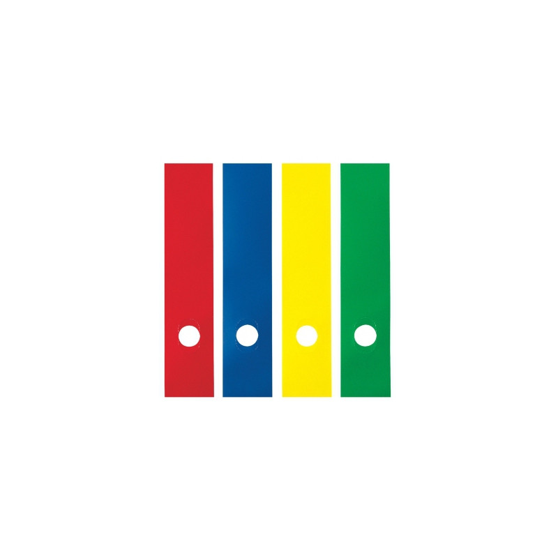 dorso per registratore sei rota 10 pz. copridorso adesivo cdr-p