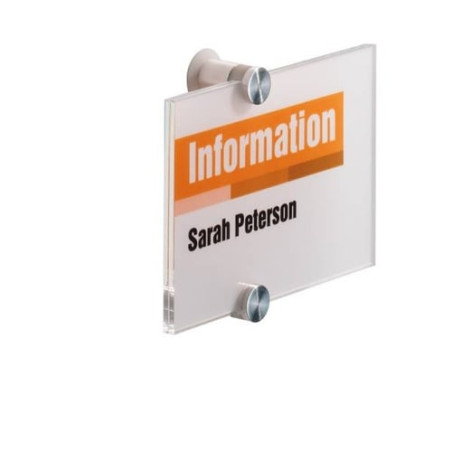 targa per porte/pareti crystal sign 148x105mm durable [4821-19]