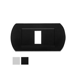 Coprinterruttore minny nylon 1 posto nero [ghidini ]