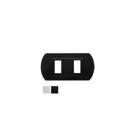 Coprinterruttore minny nylon 2 posti nero [ghidini ]