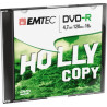 confezione dvd-r emtec 4,7gb 16x slim case (kit 10pz) [ecovr471016sl]