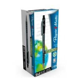 special pack 30+ 6 penna sfera flexgrip ultra stick nero 1.0 papermate