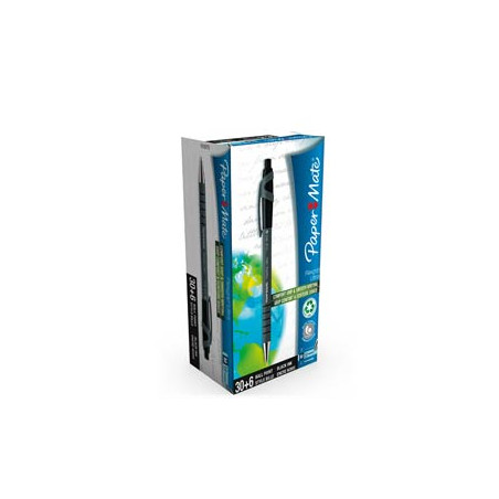 special pack 30+ 6 penna sfera flexgrip ultra stick nero 1.0 papermate