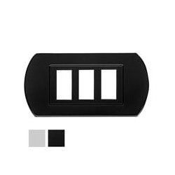 Coprinterruttore minny nylon 3 posti nero [ghidini ]