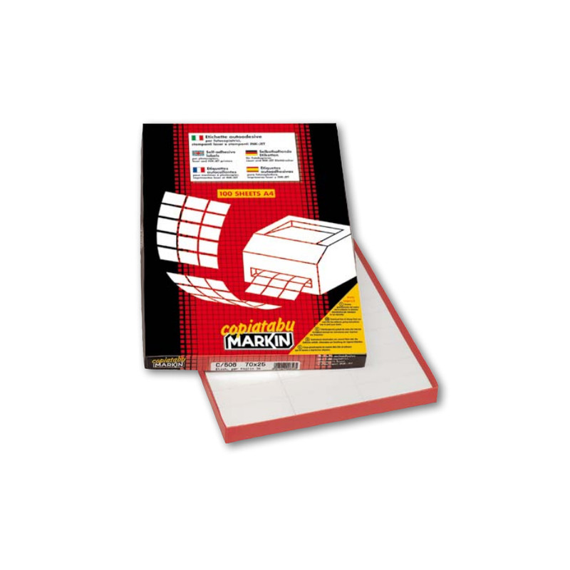 etichette markin cf.200 2fg100 diam. 117,5 a4 [210a464]