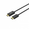 cavo adattatore unitek v1608a displayport 1.2 a hdmi 4k 60hz 1.8m