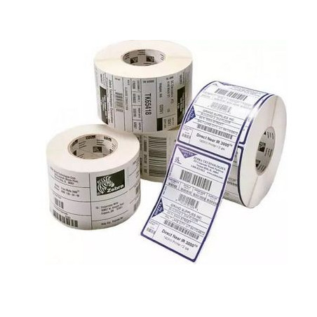 rotolo etichette zebra 8100t cryocool 38x13mm poliestere 25mm core