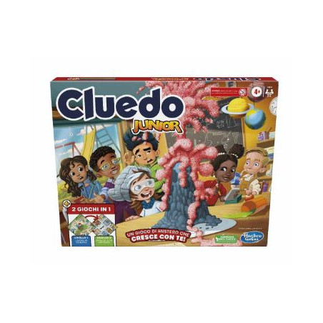 gioco di societa' hasbro cluedo junior refresh 2-6 giocatori