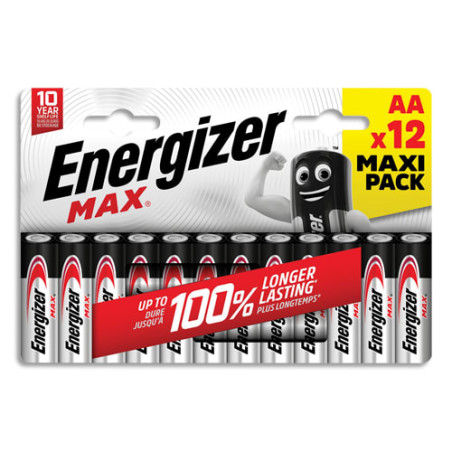 pila ricaricabile energizer max aaa 1.5v 12pz [e303323400]