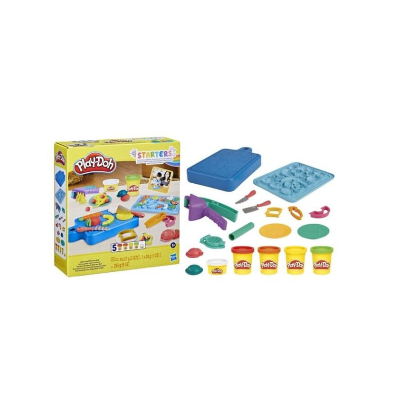 set da gioco hasbro play-doh il mio primo set da chef multicolore