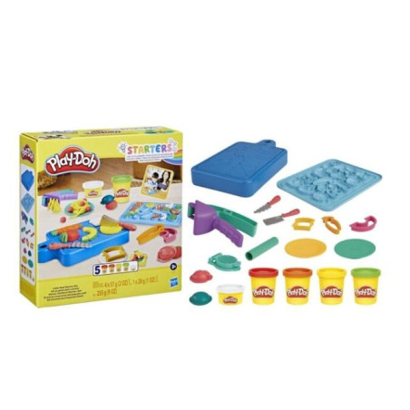 set da gioco hasbro play-doh il mio primo set da chef multicolore