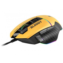 mouse a4tech bloody w95max usb sport lime con fili ottico 12000dpi