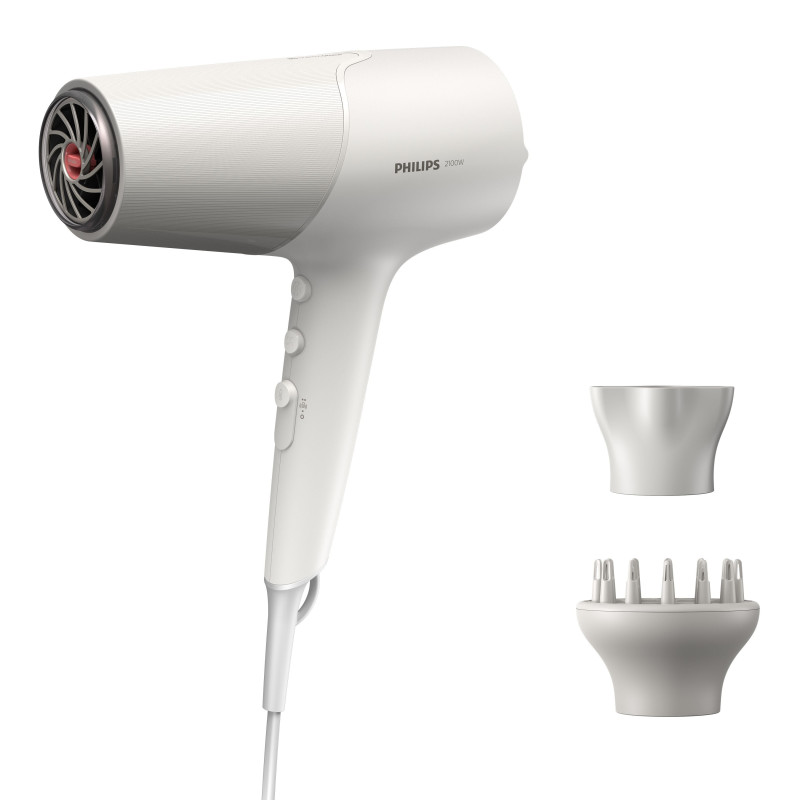 asciugacapelli philips gancio per appendere 2100w bianco [bhd501/20]