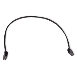 cavo di prolunga alphacool argb 3pin a 3pin con maniche 30cm nero