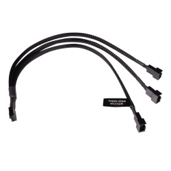 cavo alphacool splitter y 4pin a 3x4pin 30cm nero [18680]