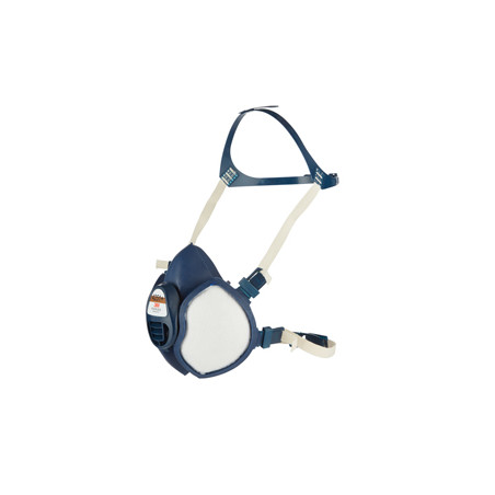 semimaschera 3m 4251+ filtri ffa1p2 rd senza manutenzione blu/bianco