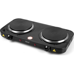 fornello elettrico ideal ik2802 2600w nero [ik2802]