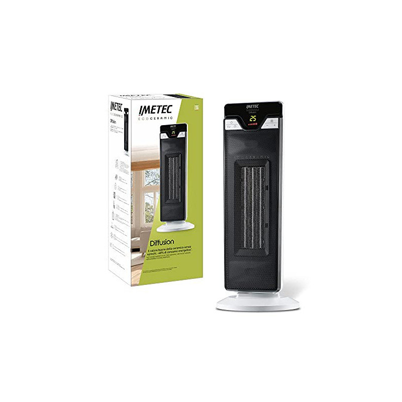 termoventilatore imetec eco ceramic cfh2 100 nero