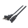cavo di alimentazione oem c7 f a spina americana nema 5-15p 1.8m