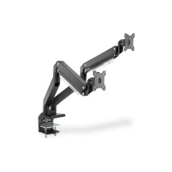 supporto monitor digitus da-90427 con molla a gas per due monitor