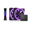 ventole 120x120 nzxt f120 rgb duo 120mm pwm 3pz nero [rf-d12tf-b1]
