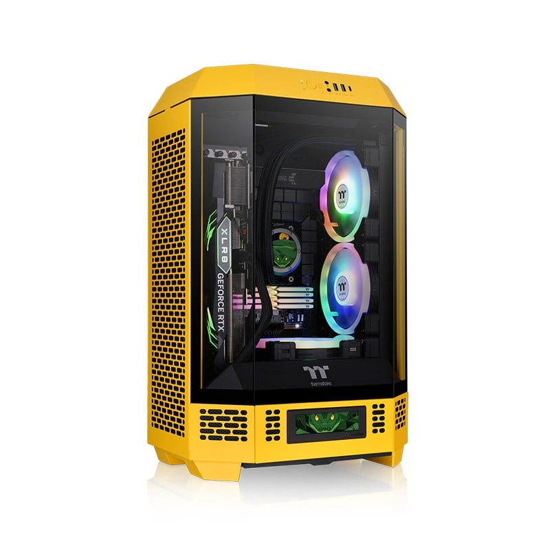 case thermaltake 300 bumblebee micro tower atx giallo [ca-1y4-00s4wn-00]